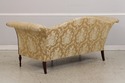 74166: SOUTHWOOD Gold Damask Camelback Sofa
