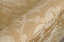74166: SOUTHWOOD Gold Damask Camelback Sofa
