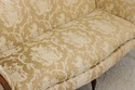 74166: SOUTHWOOD Gold Damask Camelback Sofa