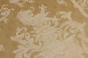 74166: SOUTHWOOD Gold Damask Camelback Sofa
