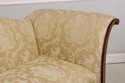 74166: SOUTHWOOD Gold Damask Camelback Sofa