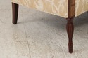 74166: SOUTHWOOD Gold Damask Camelback Sofa