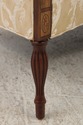 74166: SOUTHWOOD Gold Damask Camelback Sofa