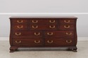 74742: HENKEL HARRIS Mahogany Triple Dresser