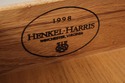 74742: HENKEL HARRIS Mahogany Triple Dresser
