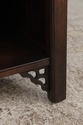 74839: Pair KNOB CREEK Walnut Mahogany Open Bookca