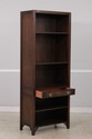 74839: Pair KNOB CREEK Walnut Mahogany Open Bookca