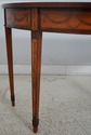 L67854: Adams Style Highly Inlaid Demilune Console