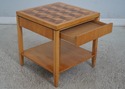 67958: Pair BAKER Parquetry Top Mid Century Modern