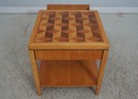 67958: Pair BAKER Parquetry Top Mid Century Modern