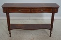 67936: JONATHAN CHARLES Mahogany Serpentine Inlaid
