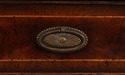 67936: JONATHAN CHARLES Mahogany Serpentine Inlaid