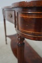 67936: JONATHAN CHARLES Mahogany Serpentine Inlaid