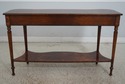 67936: JONATHAN CHARLES Mahogany Serpentine Inlaid