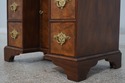 L67517: BAKER George III Style Burl Walnut Kneehol