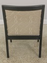 59693EC: Modern Upholstered Black Frame Open Armch