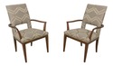 59703EC: Pair CENTURY Modern Design Upholstered Op