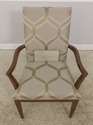 59703EC: Pair CENTURY Modern Design Upholstered Op