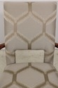 59703EC: Pair CENTURY Modern Design Upholstered Op