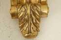 L55417EC: Pair Large Gold Wall Shelf Sconces