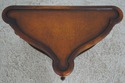 L72655: THEODORE ALEXANDER Leather Top 2 Tier Maho
