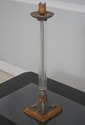 F72533: Pair Of Brass & Glass Neoclassical Tall Ca