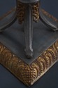 F72533: Pair Of Brass & Glass Neoclassical Tall Ca