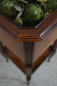 L72649: THEODORE ALEXANDER Burl Mahogany 2 Tier Pl