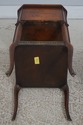 L72649: THEODORE ALEXANDER Burl Mahogany 2 Tier Pl