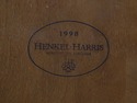 72694: HENKEL HARRIS Carved Mahogany Dome Top Wall