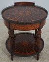 LF72619: THEODORE ALEXANDER Inlaid 2 Tier Mixed Wo