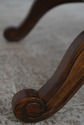 72687: Pair Of Regency Walnut Finish X Base Benche