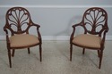 L72658: Set of 6 HICKORY CHAIR Mahogany Open Armch