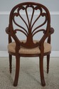 L72658: Set of 6 HICKORY CHAIR Mahogany Open Armch