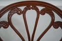 L72658: Set of 6 HICKORY CHAIR Mahogany Open Armch