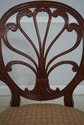 L72658: Set of 6 HICKORY CHAIR Mahogany Open Armch