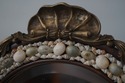 72605: MAITLAND SMITH Seashell & Metal Vanity Mant