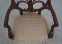 L72658: Set of 6 HICKORY CHAIR Mahogany Open Armch