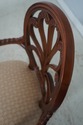 L72658: Set of 6 HICKORY CHAIR Mahogany Open Armch