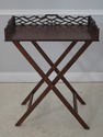 72624: BAKER Mahogany Chippendale Style Butlers Tr