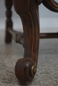 72681: CENTURY Leather & Wood High Back Armchair