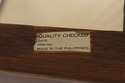 72527: MAITLAND SMITH Mahogany Queen Size Canopy T