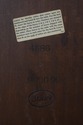 L72595: STICKLEY Mahogany Federal Style Inlaid Din