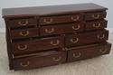 72693: HENKEL HARRIS Mahogany 10 Drawer Dresser