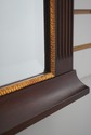 72756: HENKEL HARRIS Mahogany Broken Arch Wall Mir