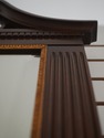 72756: HENKEL HARRIS Mahogany Broken Arch Wall Mir