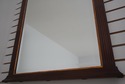 72756: HENKEL HARRIS Mahogany Broken Arch Wall Mir