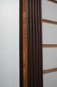 72756: HENKEL HARRIS Mahogany Broken Arch Wall Mir