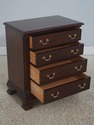 L72733: Pair Of HENKEL HARRIS Mahogany 4 Drawer Ni