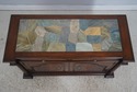 L72633: MAITLAND SMITH Mahogany Stone Top Console 